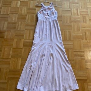 Bridesmaids dress in blush size 6